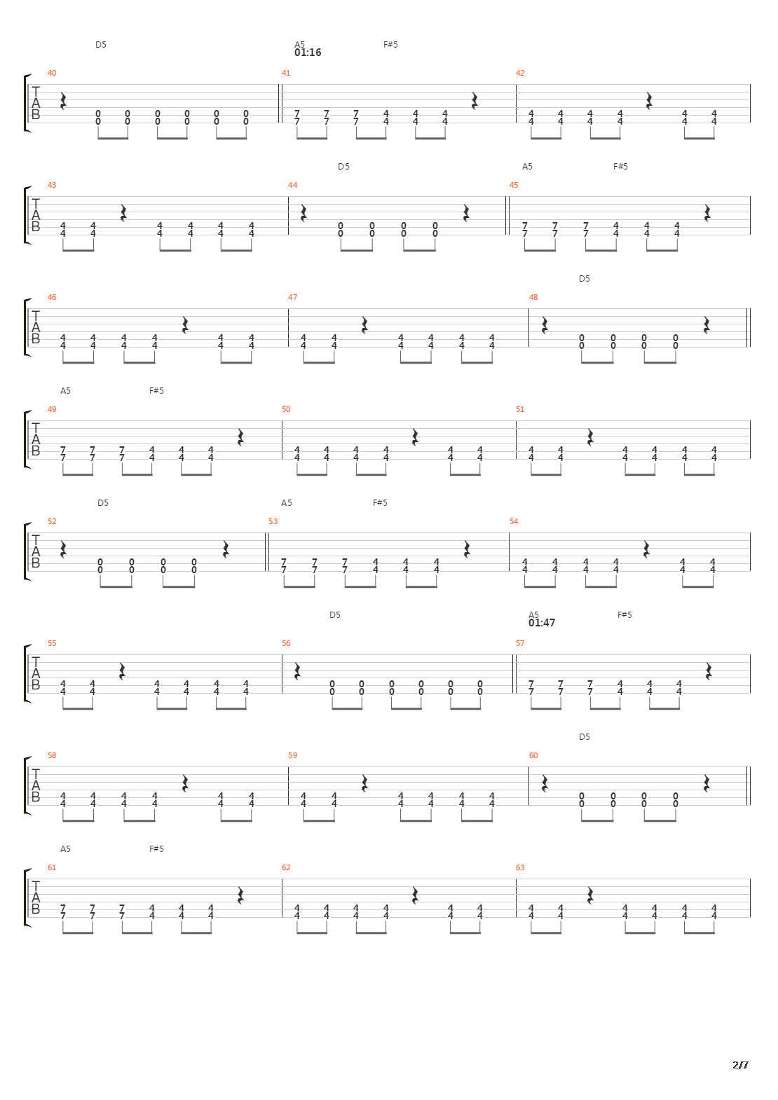 Seattle吉他谱