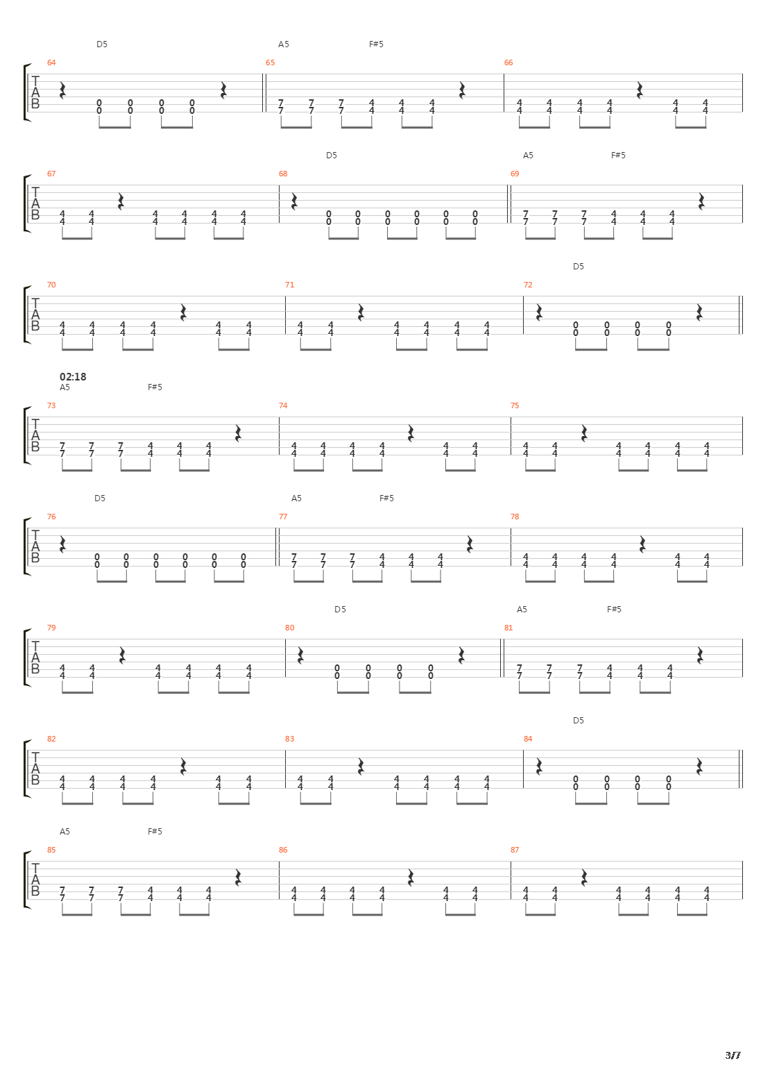 Seattle吉他谱