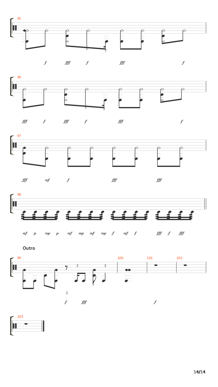 Ghost吉他谱