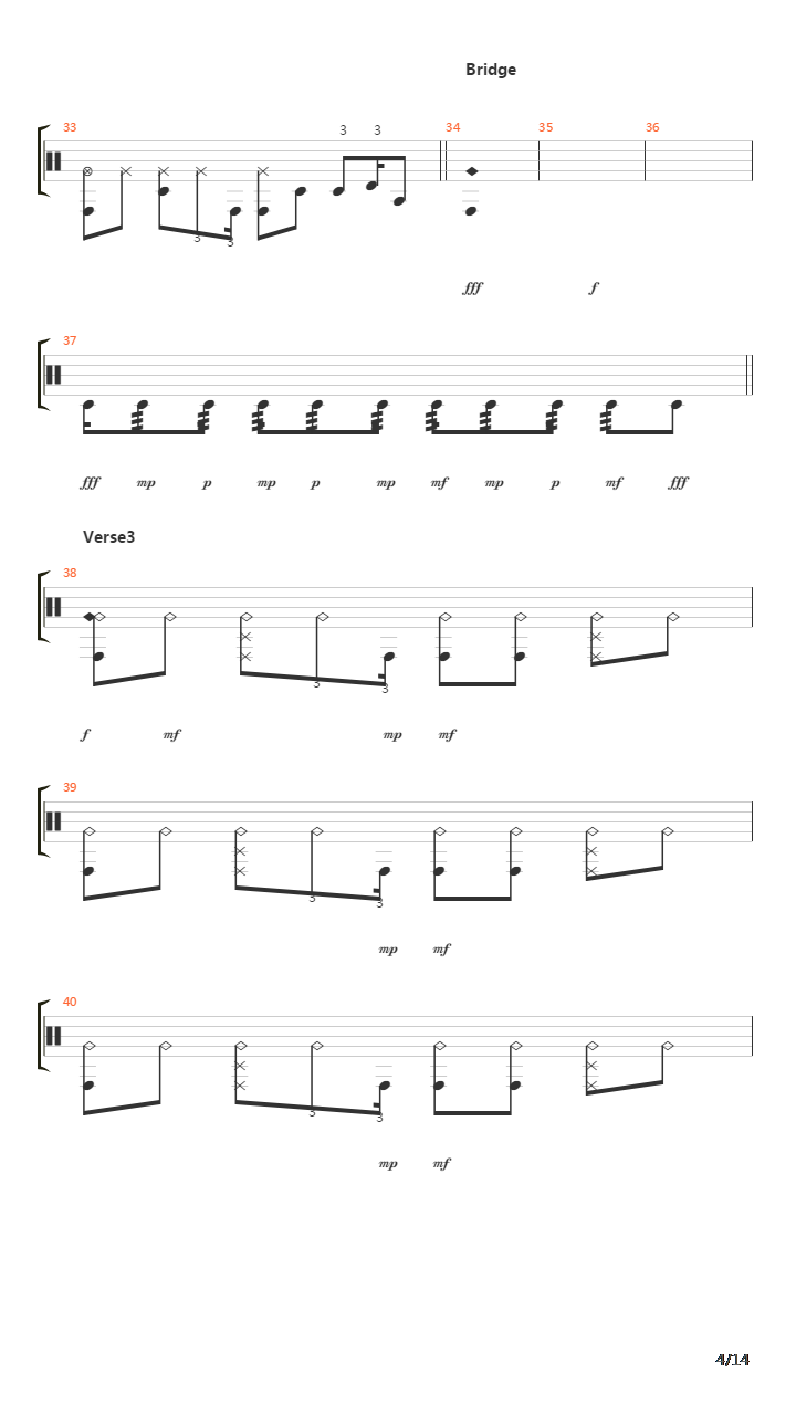 Ghost吉他谱