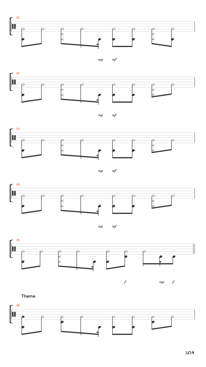 Ghost吉他谱