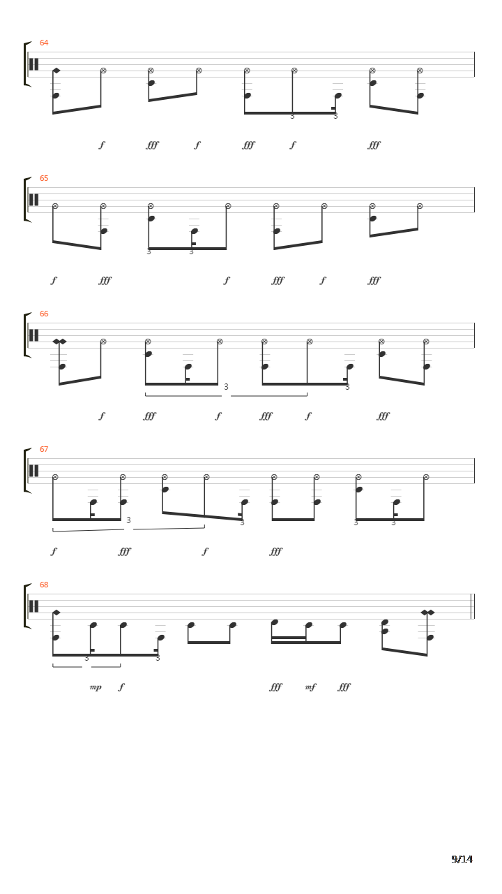 Ghost吉他谱