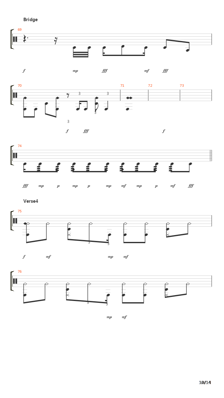 Ghost吉他谱