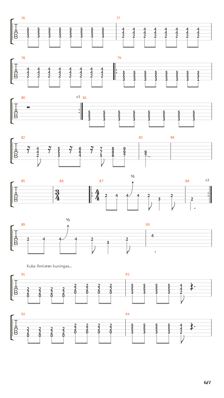 Ei Yksikn吉他谱