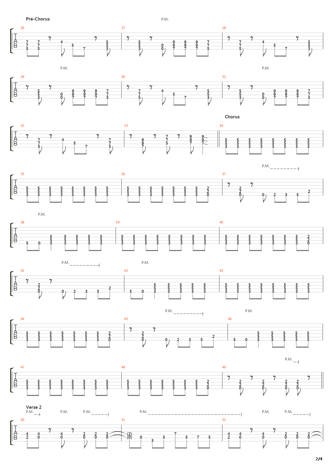 Crossing The Frame吉他谱