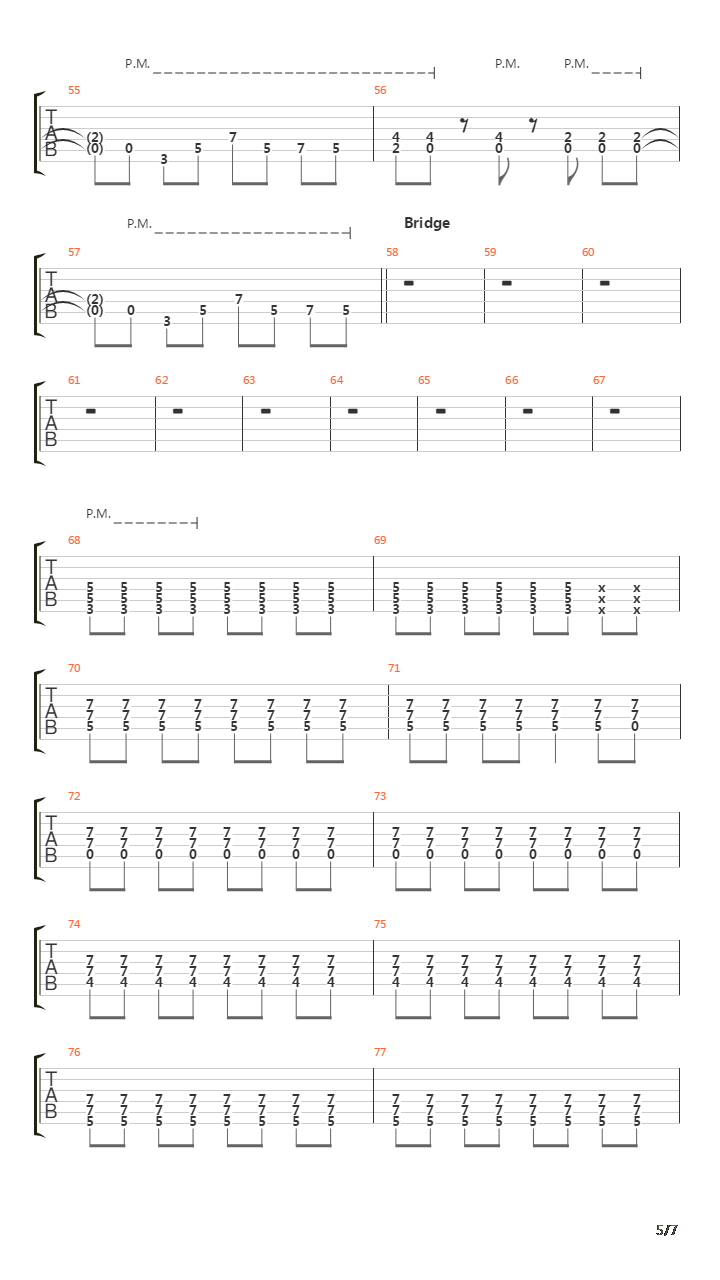 Crossing The Frame吉他谱