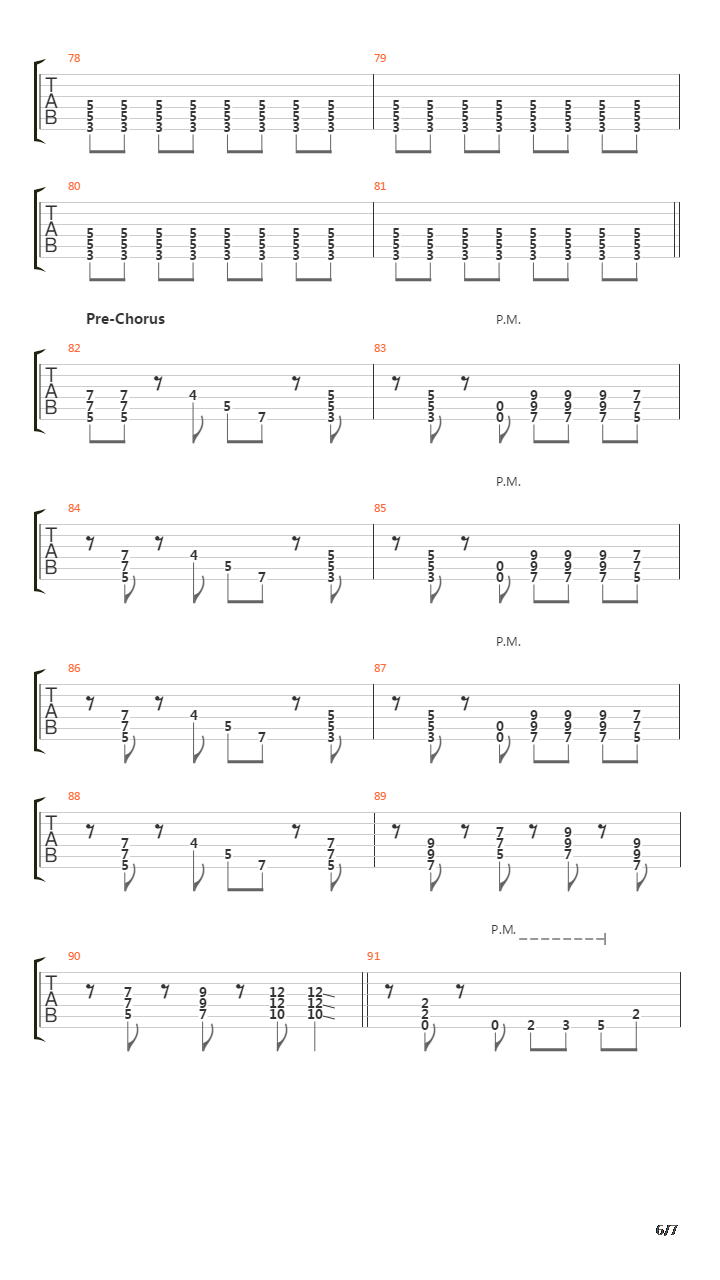 Crossing The Frame吉他谱