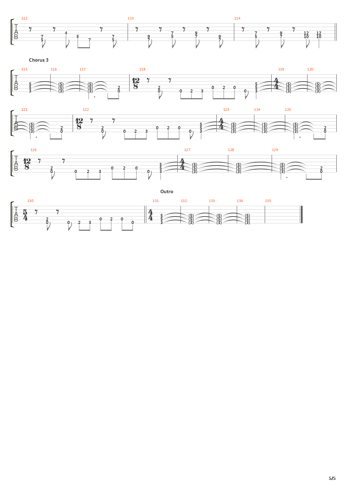Crossing The Frame吉他谱