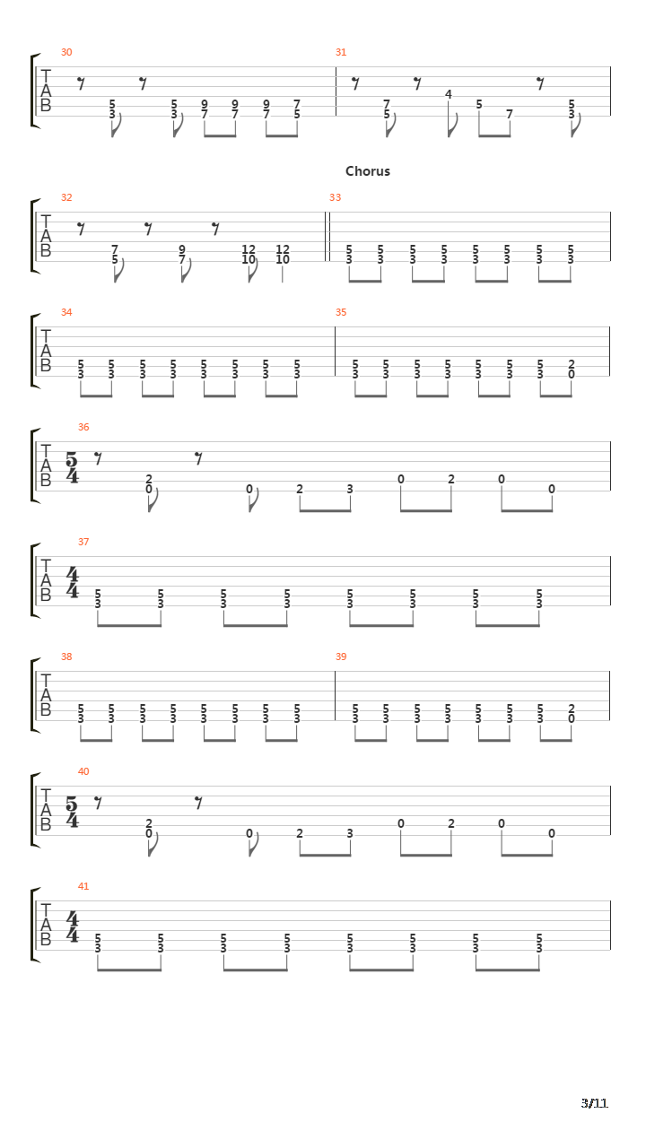 Crossing The Frame吉他谱