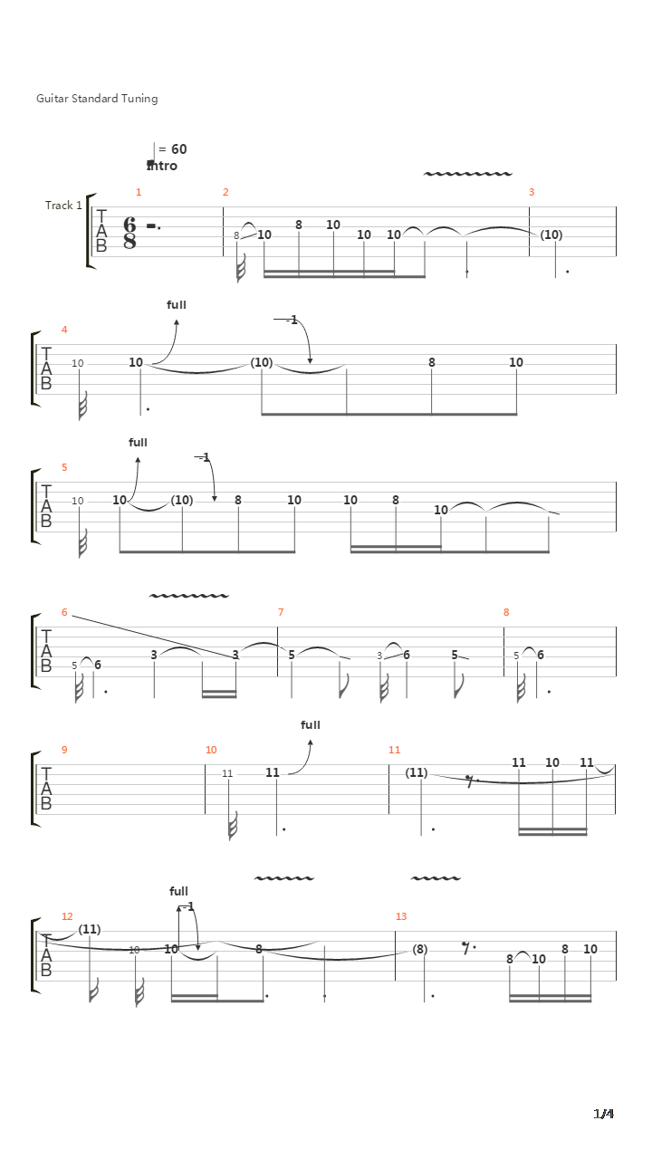 On The Brink吉他谱