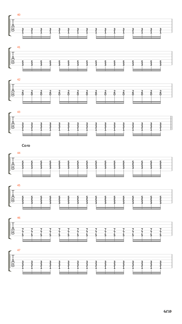 Running Free吉他谱