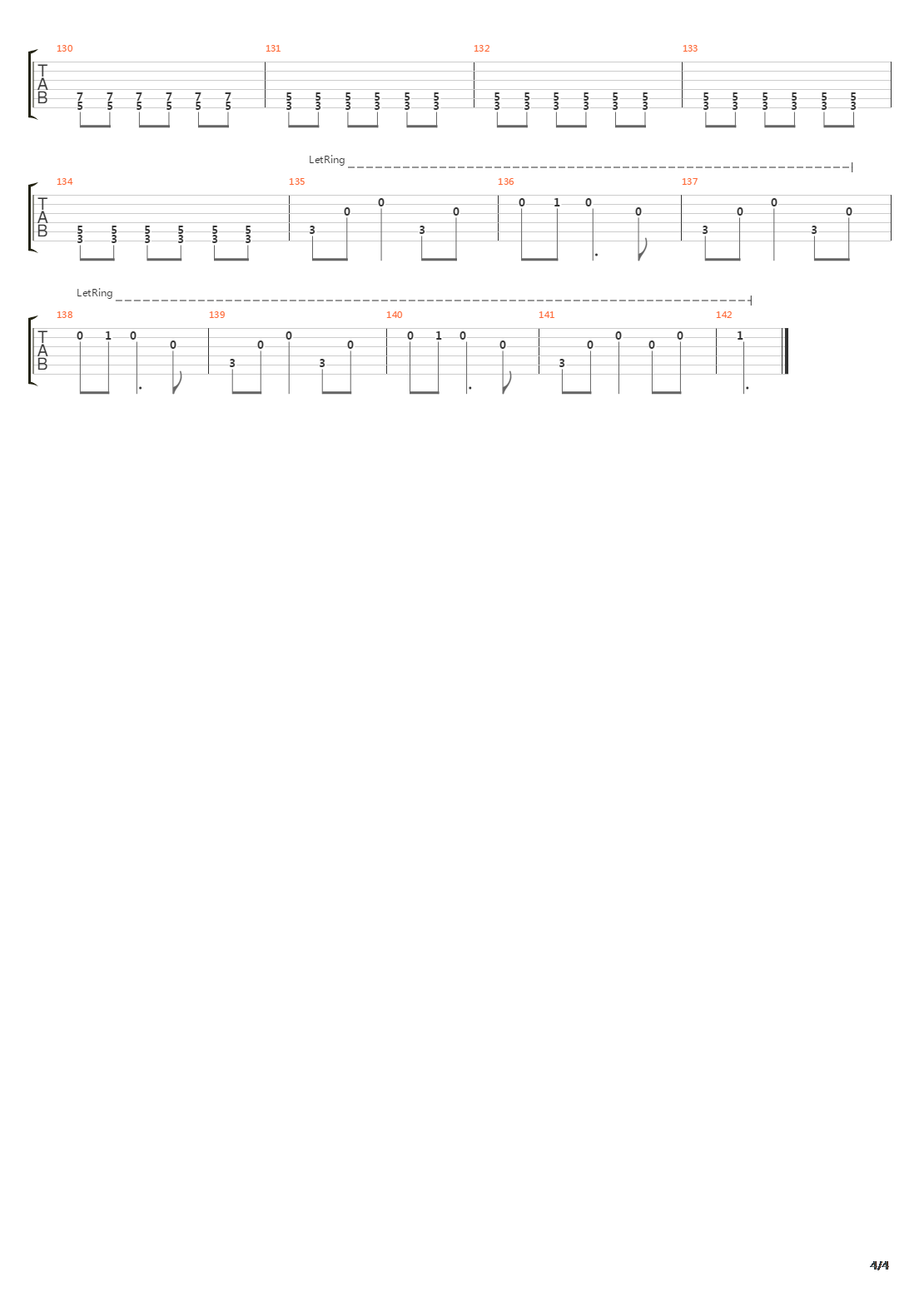 Subtraction吉他谱