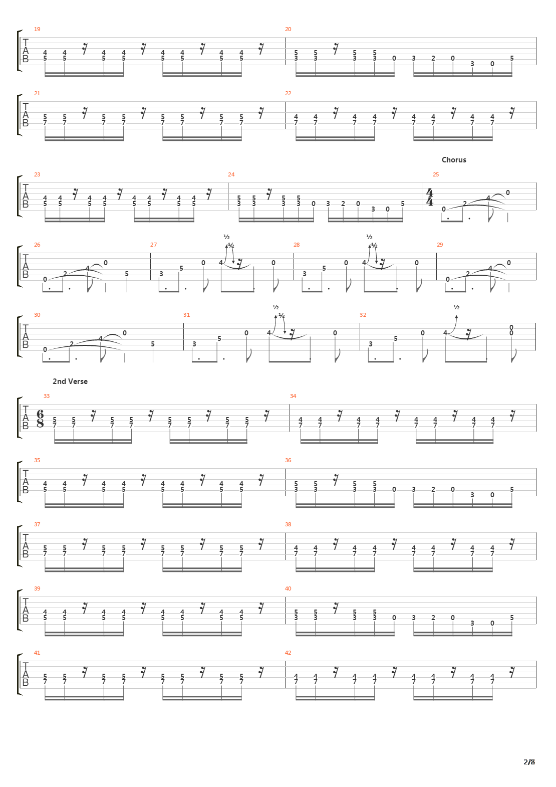 The Crowing吉他谱