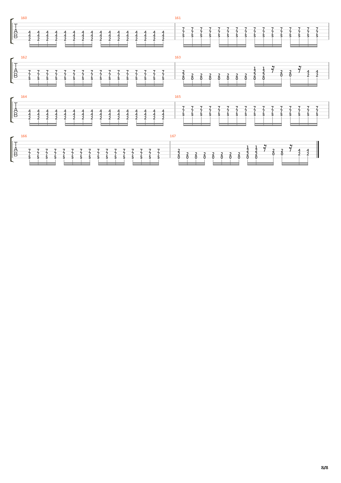 The Crowing吉他谱