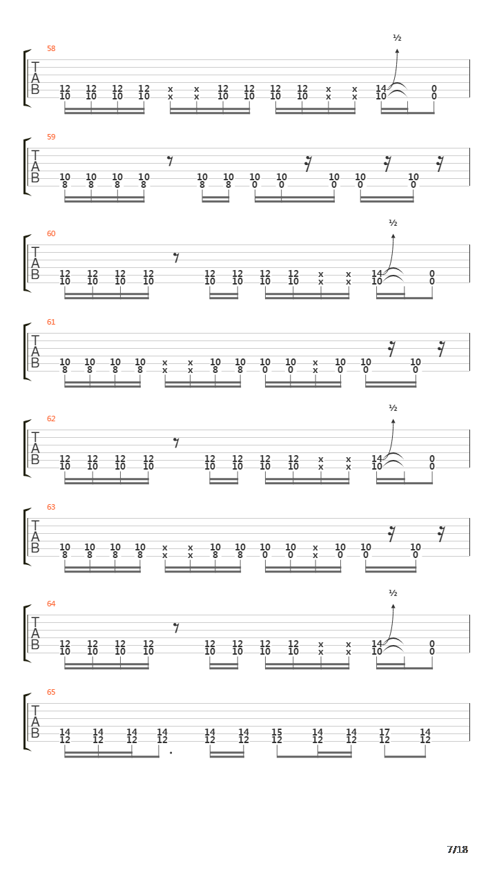 The Crowing吉他谱