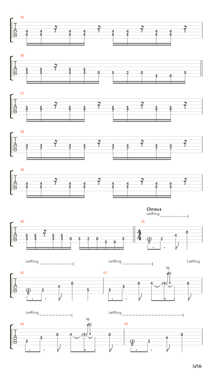 The Crowing吉他谱