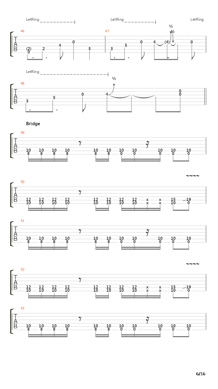 The Crowing吉他谱