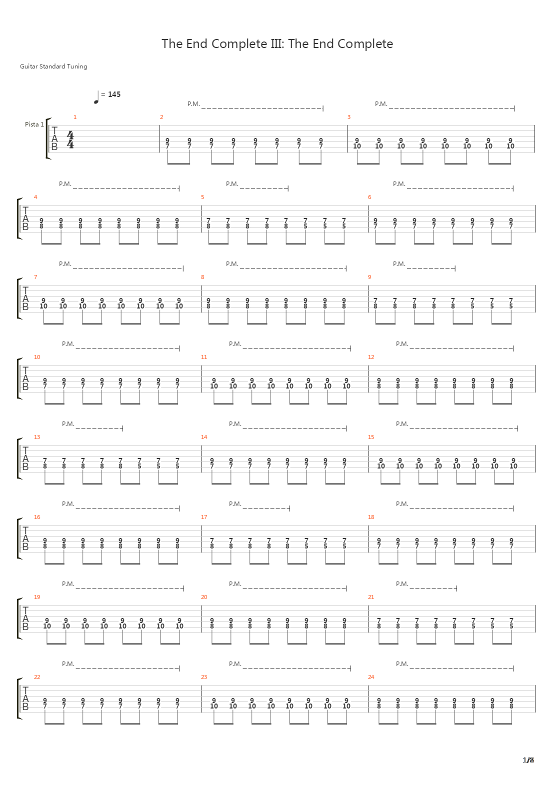 The End Complete Iii The End Complete吉他谱