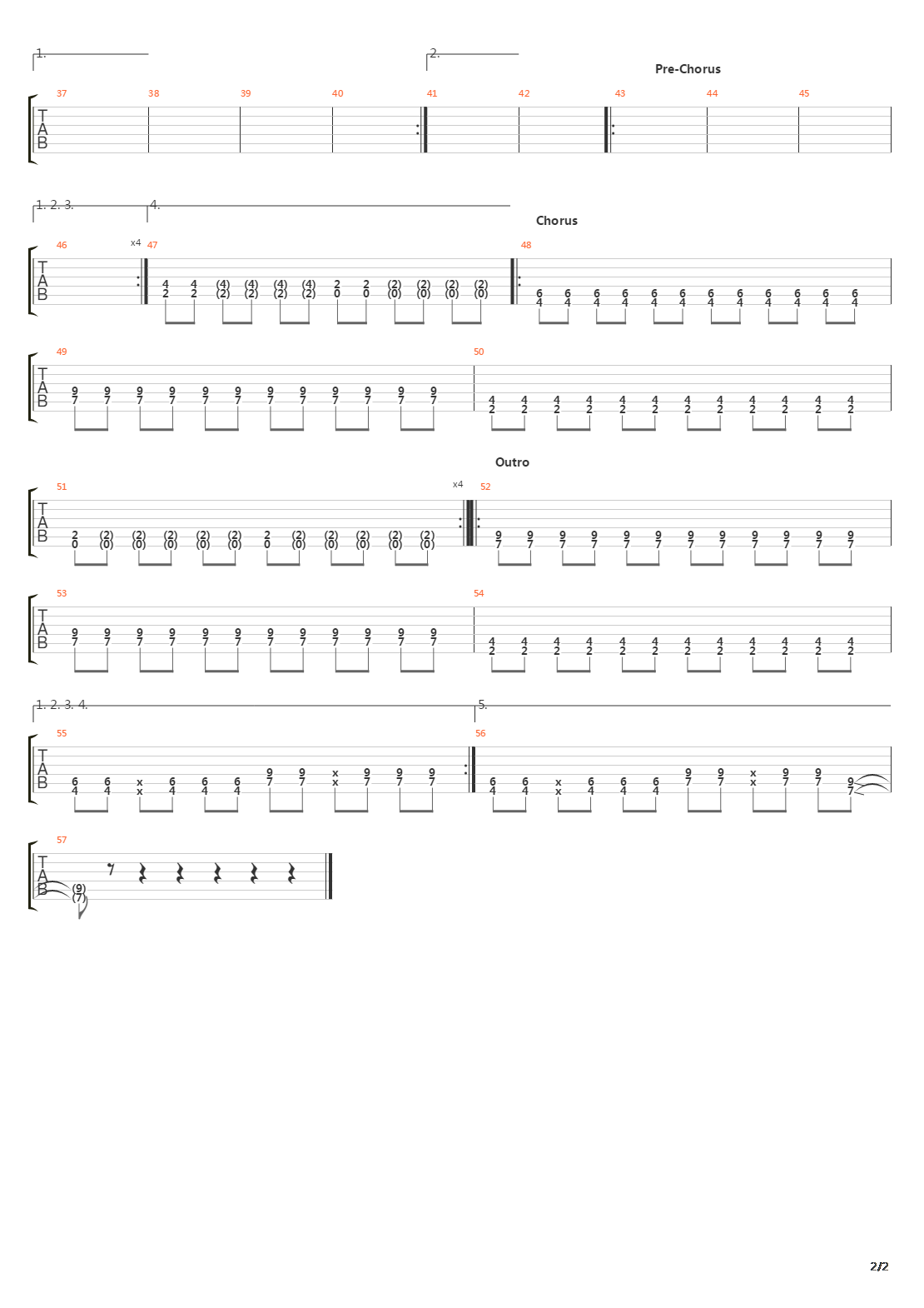 The Velourium Camper Ii Backend Of Forever吉他谱