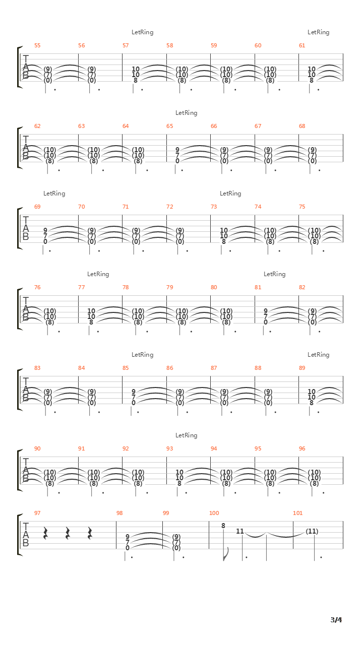 The Willing Well Iv The Final Cut吉他谱