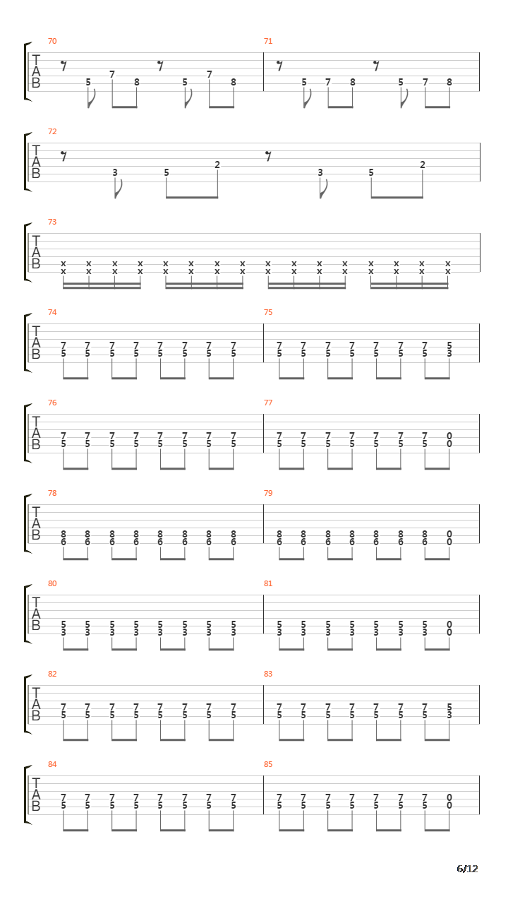 World Of Lines吉他谱