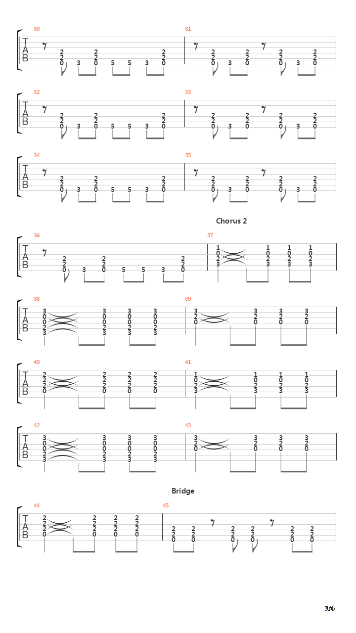 Counting The Days吉他谱