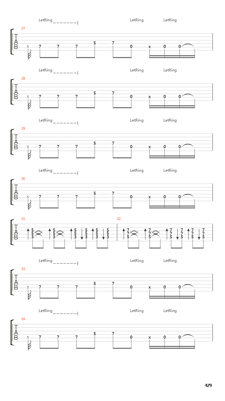 Vent吉他谱