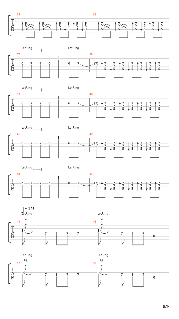 Vent吉他谱