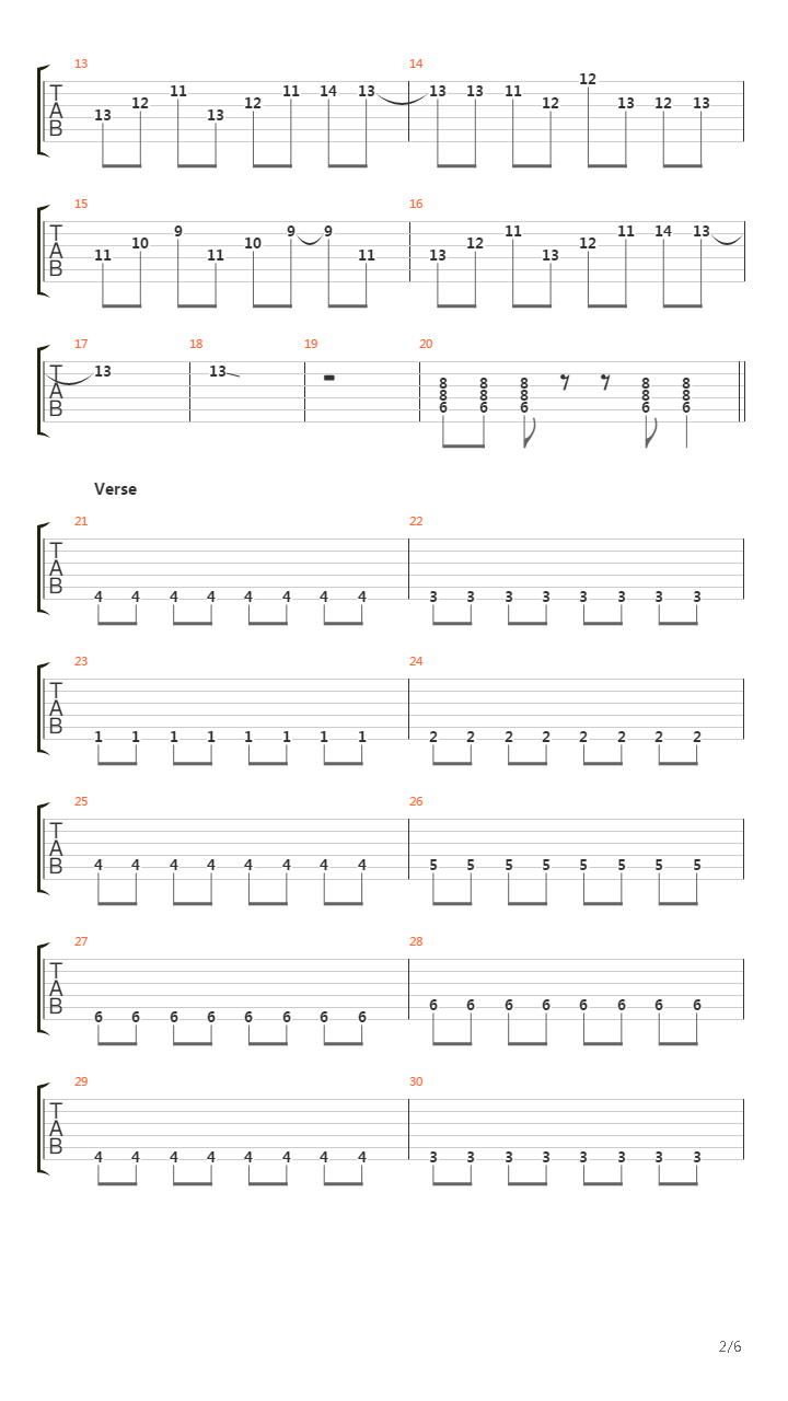 Going Up吉他谱