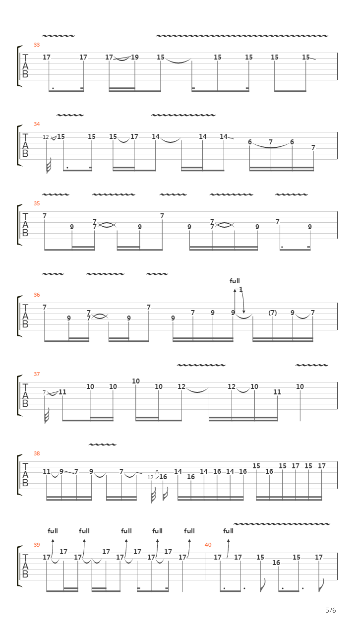 Cisza I Ogien吉他谱