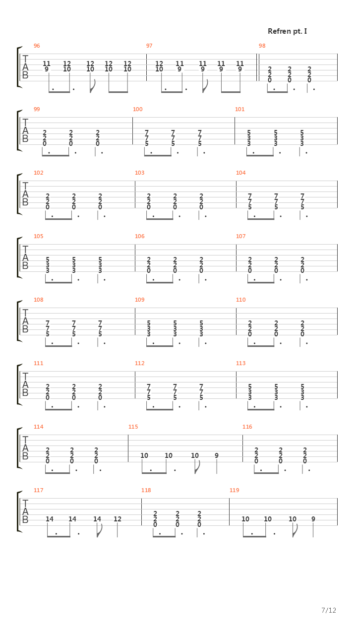 Ostrosc Na Nieskonczonosc吉他谱