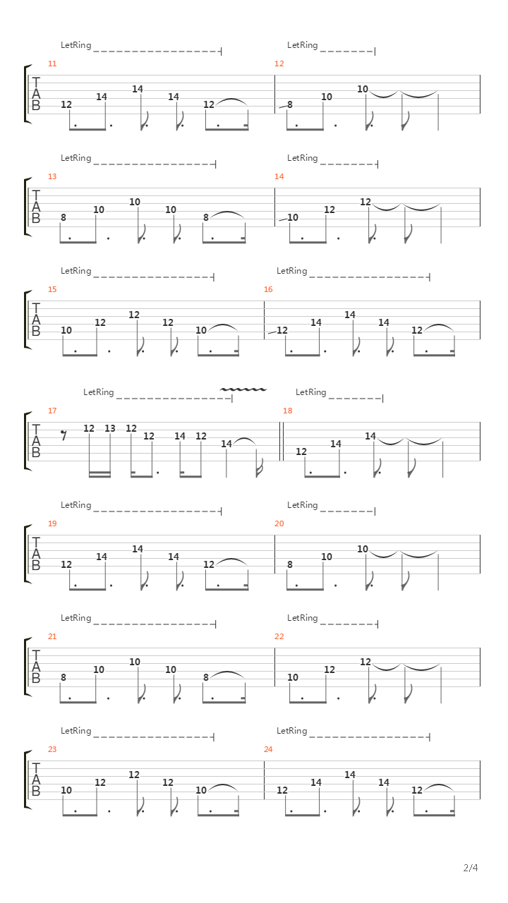 System吉他谱