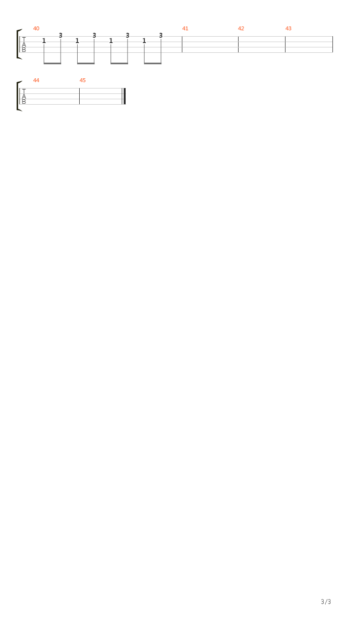 Be吉他谱