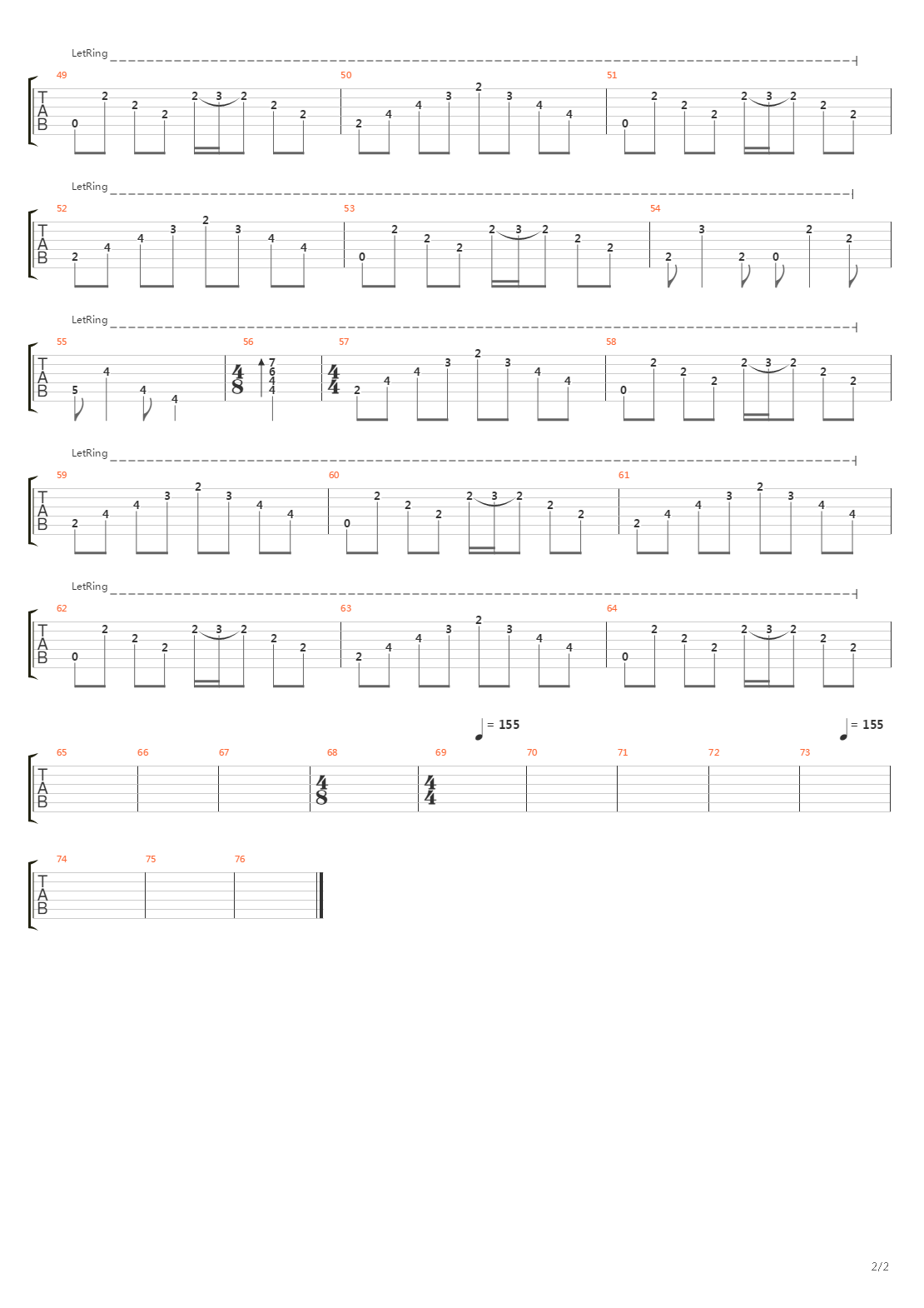History Reversed吉他谱