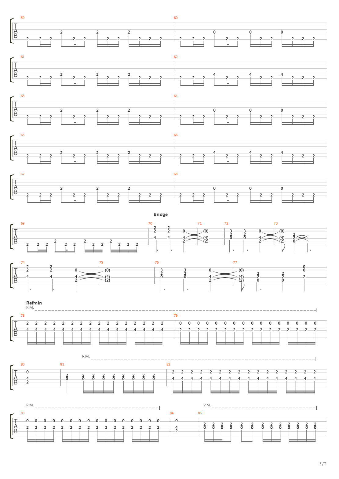 Parallel Minds吉他谱