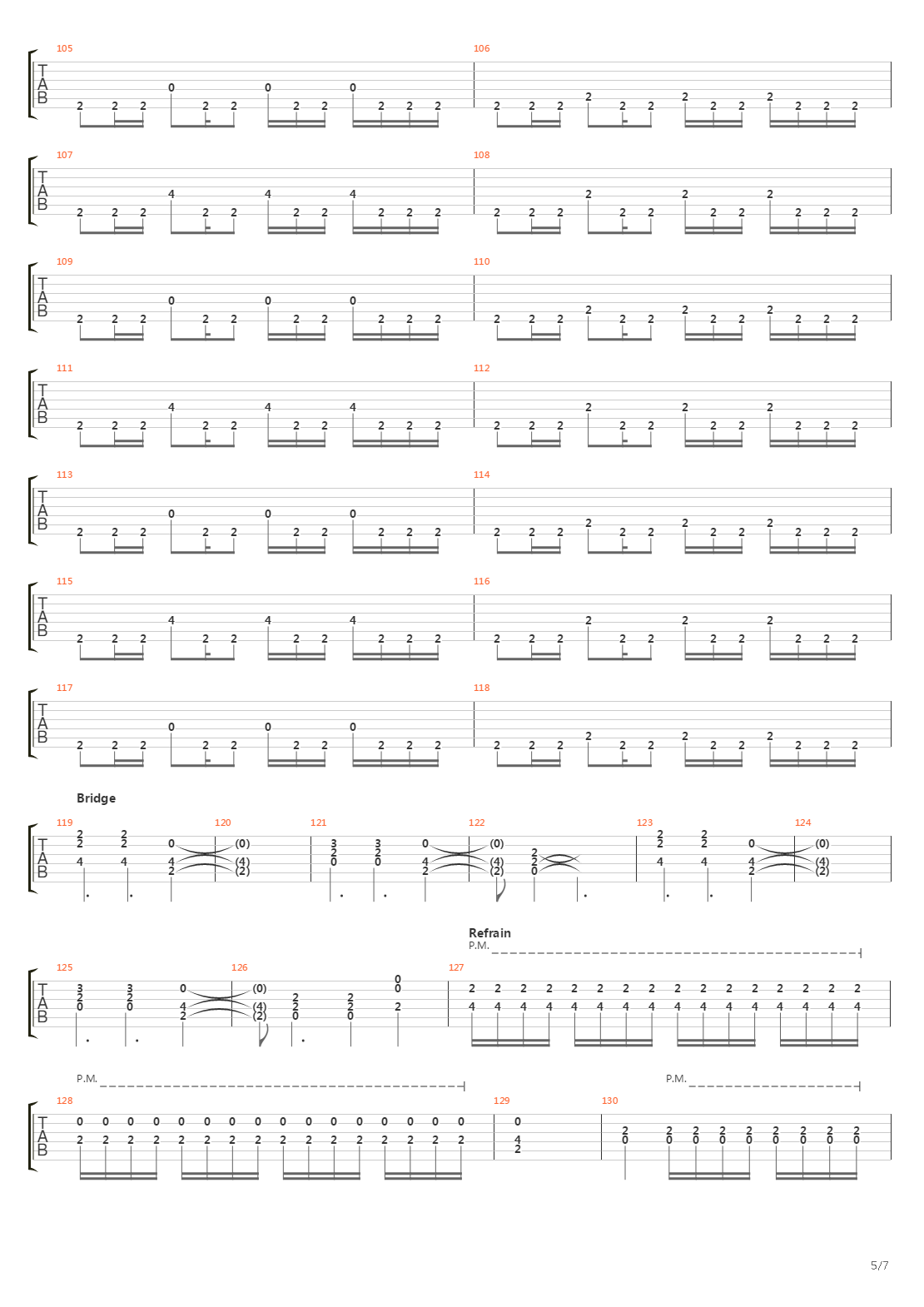 Parallel Minds吉他谱