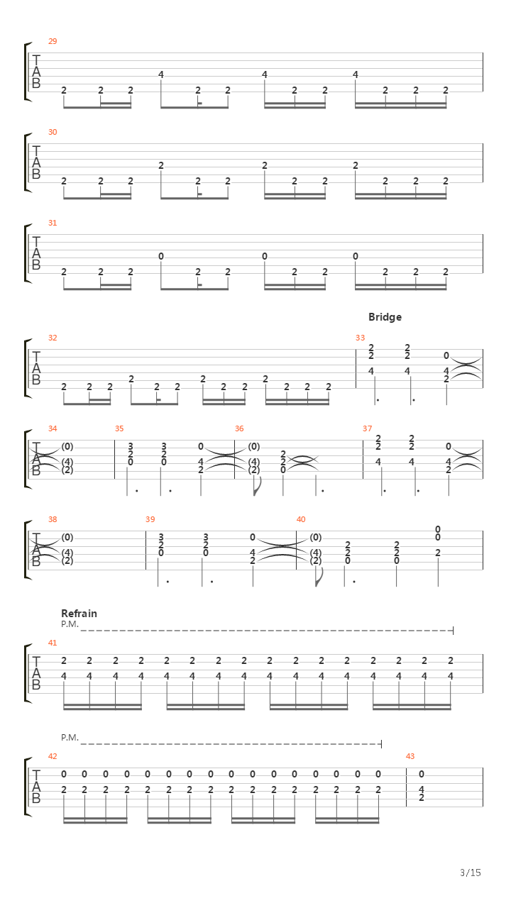 Parallel Minds吉他谱