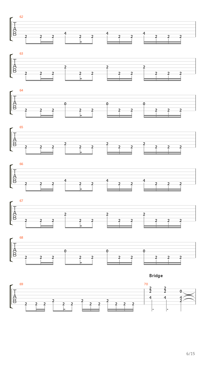 Parallel Minds吉他谱