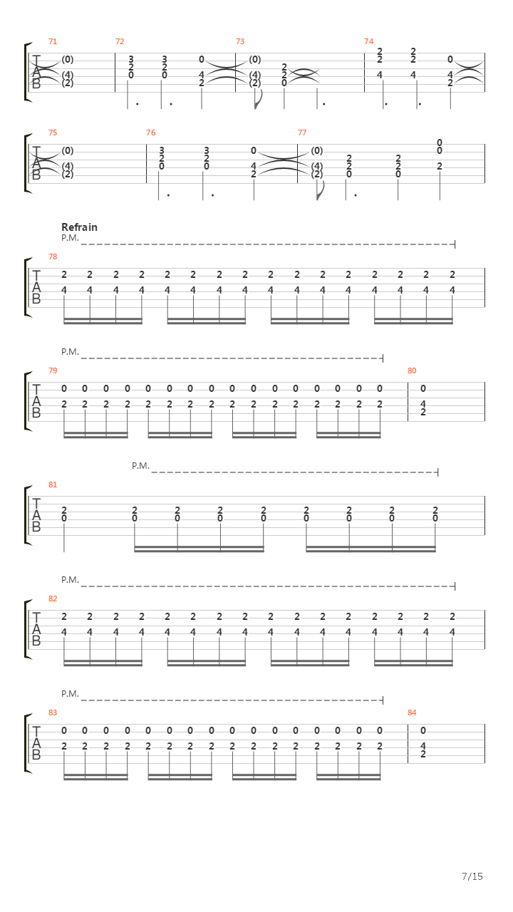 Parallel Minds吉他谱