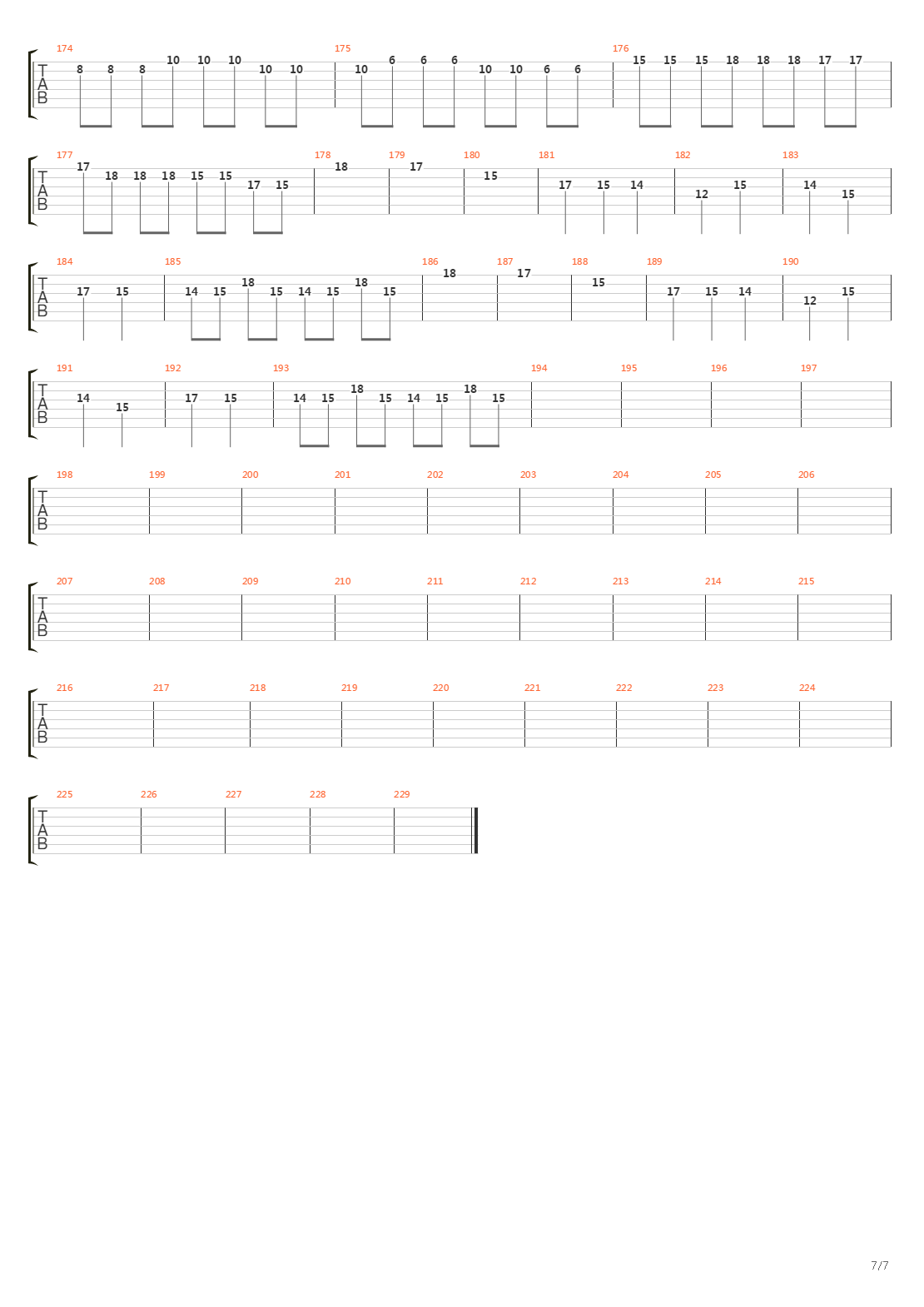 Beginnings吉他谱