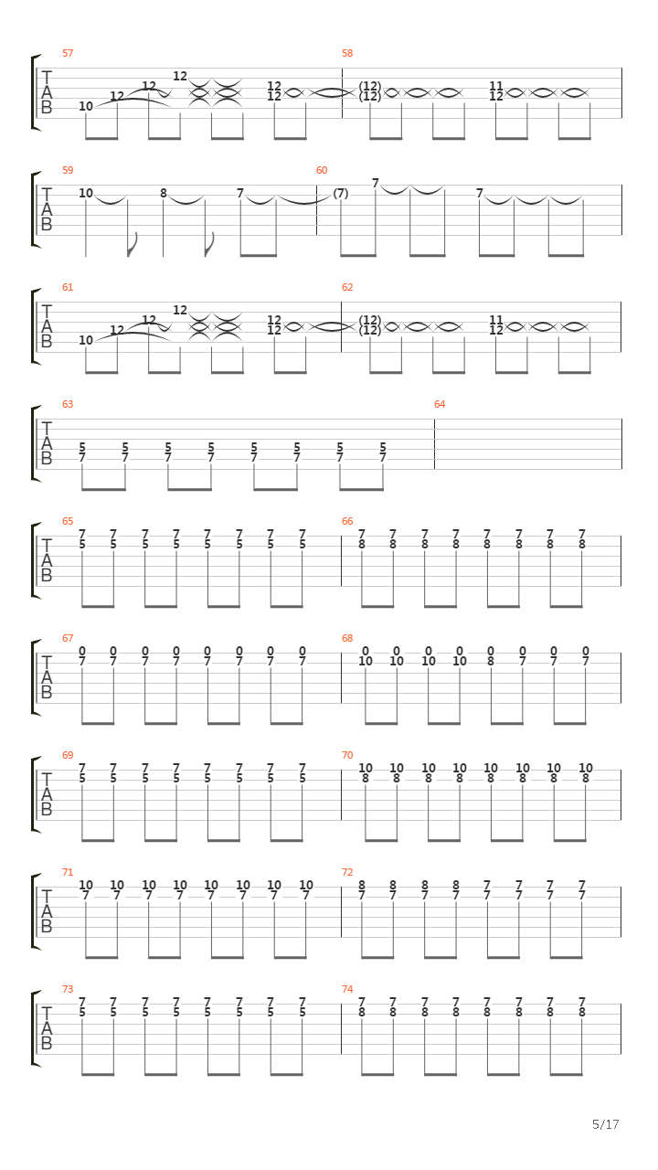Beginnings吉他谱