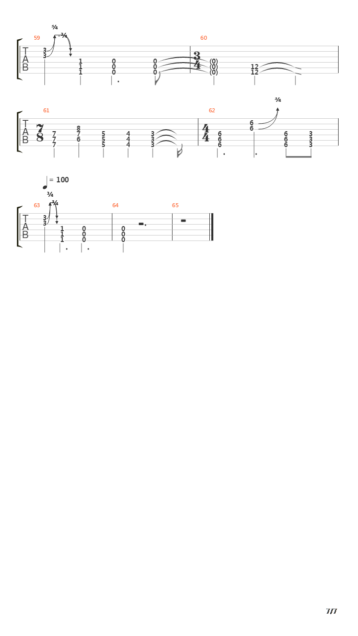 Heartache吉他谱