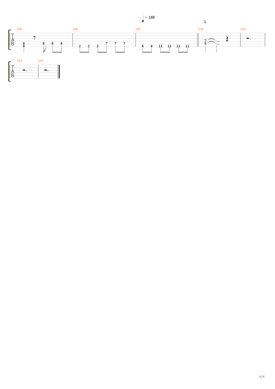 Versus吉他谱