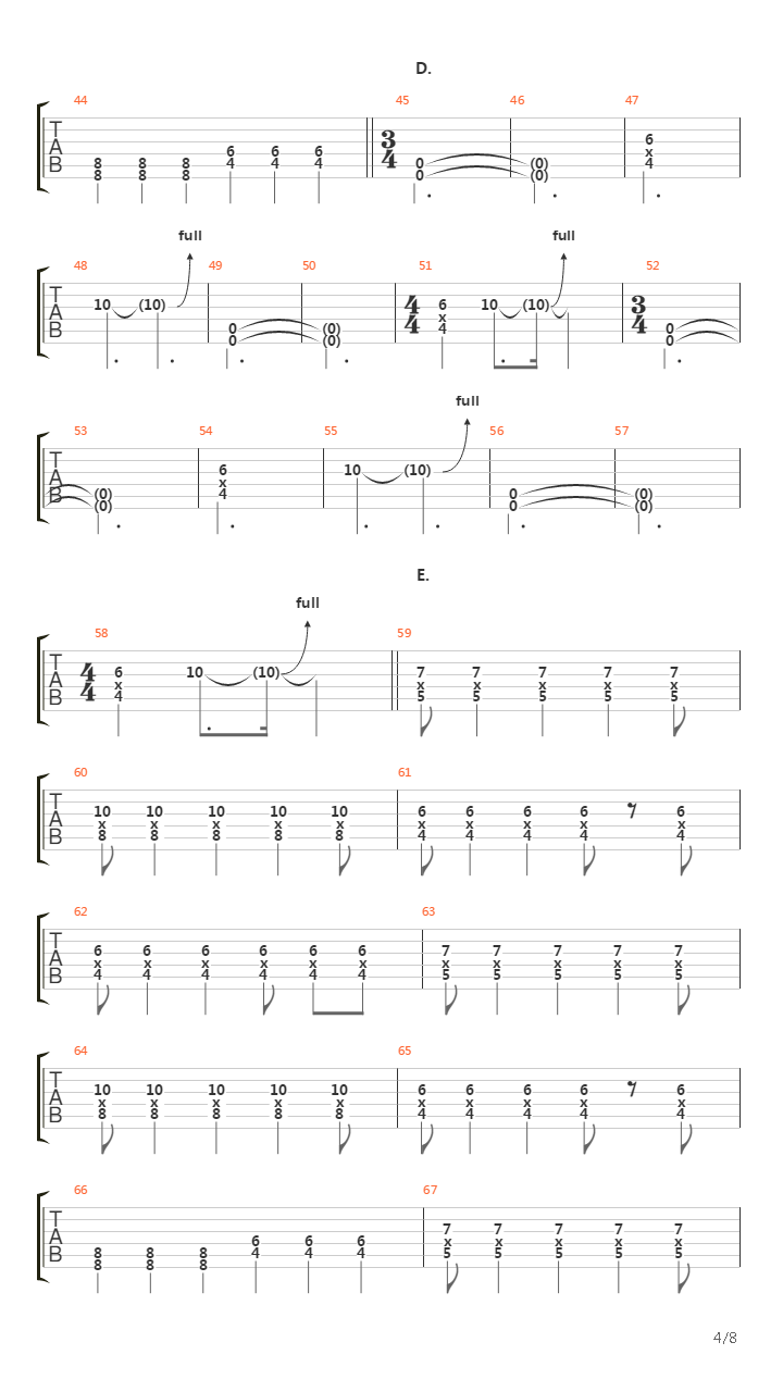 Versus吉他谱