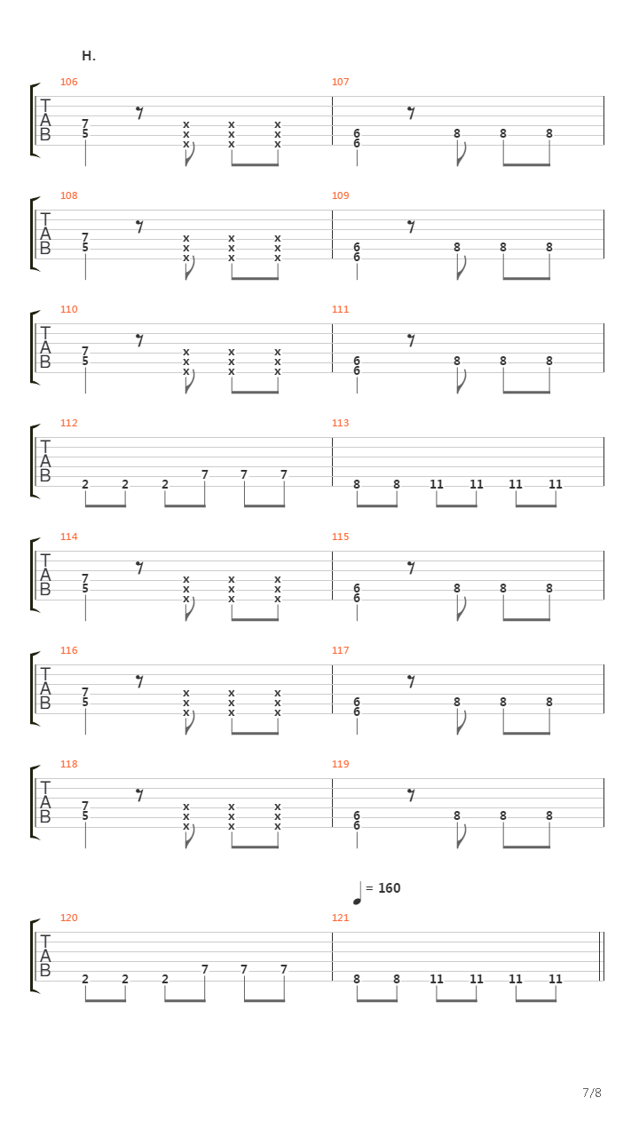 Versus吉他谱