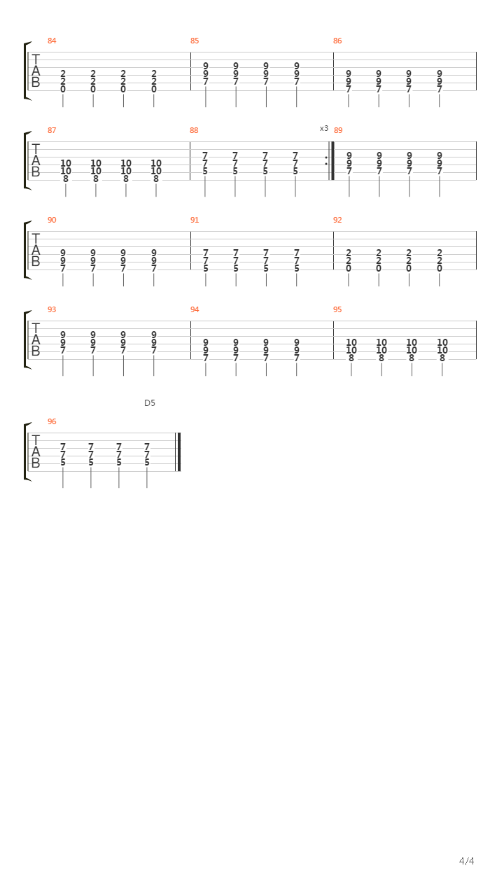 Helvetesfossen吉他谱