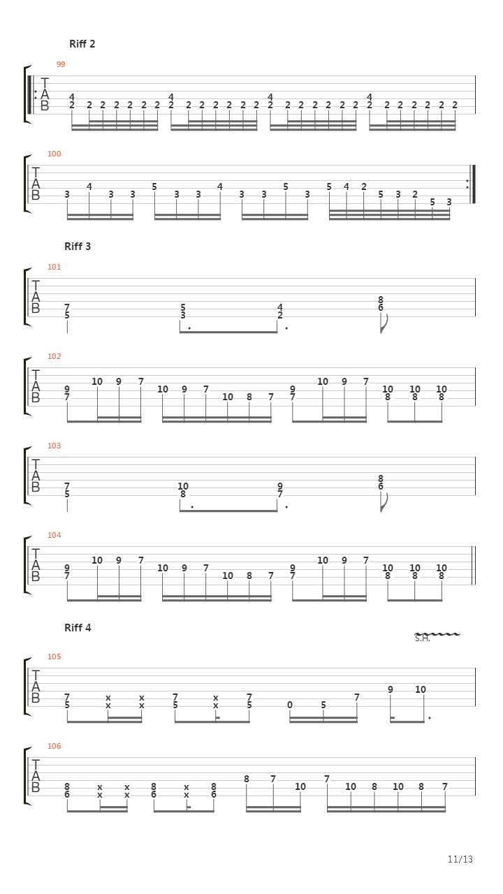 Totentanz吉他谱