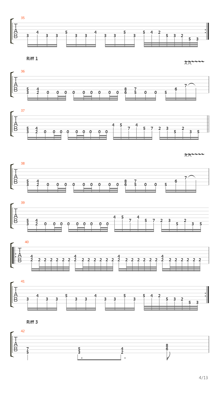 Totentanz吉他谱