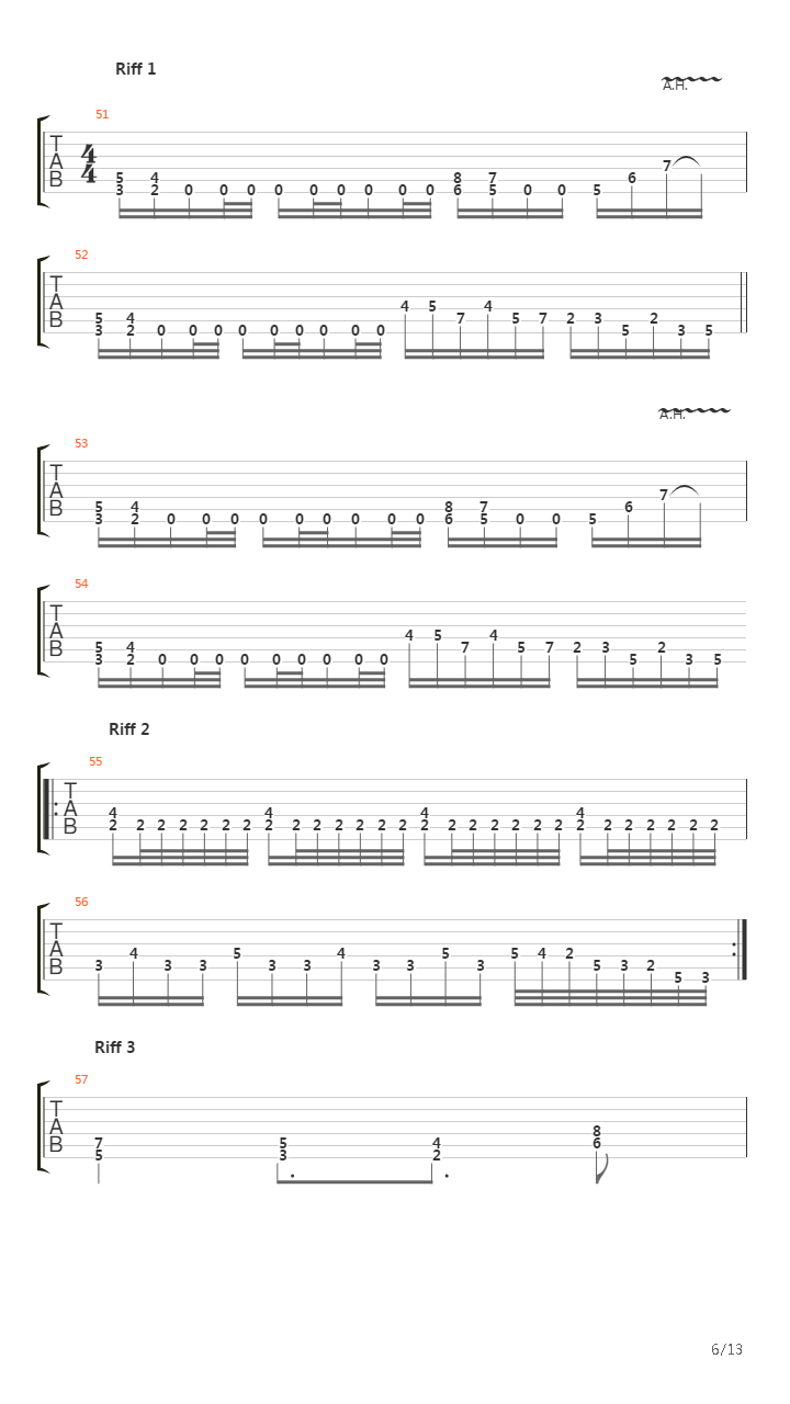 Totentanz吉他谱