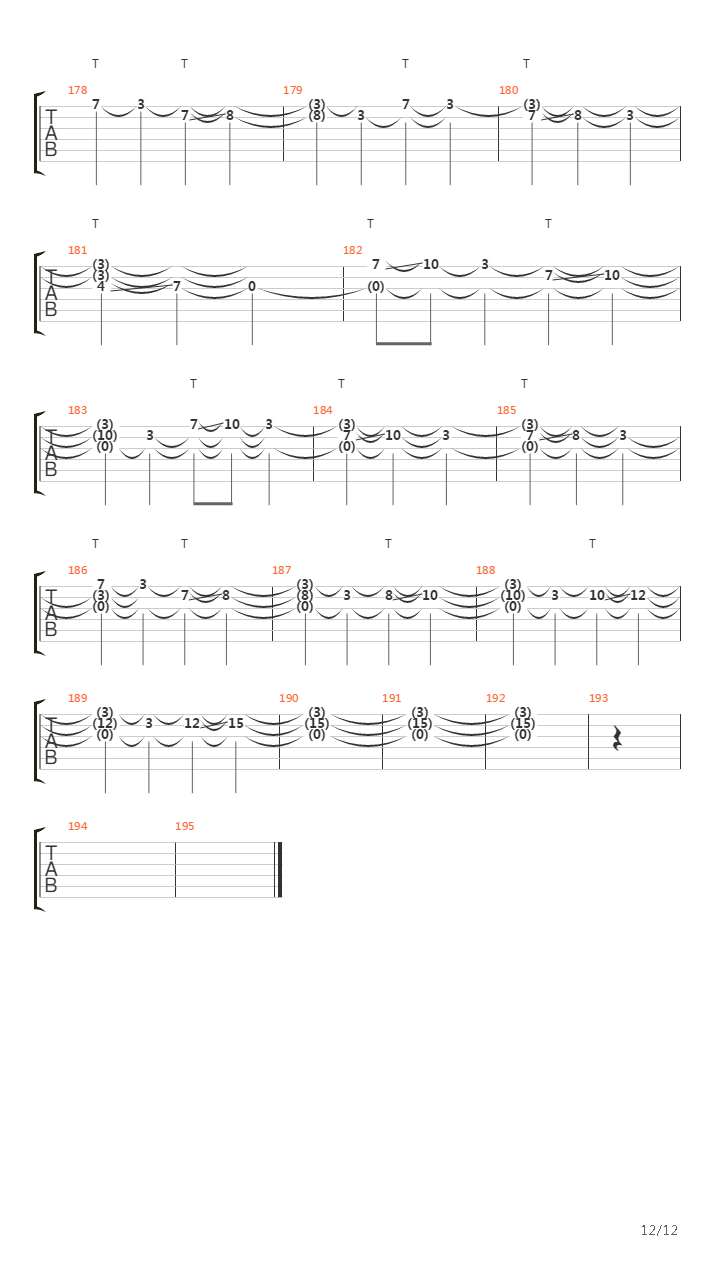 The Constant吉他谱